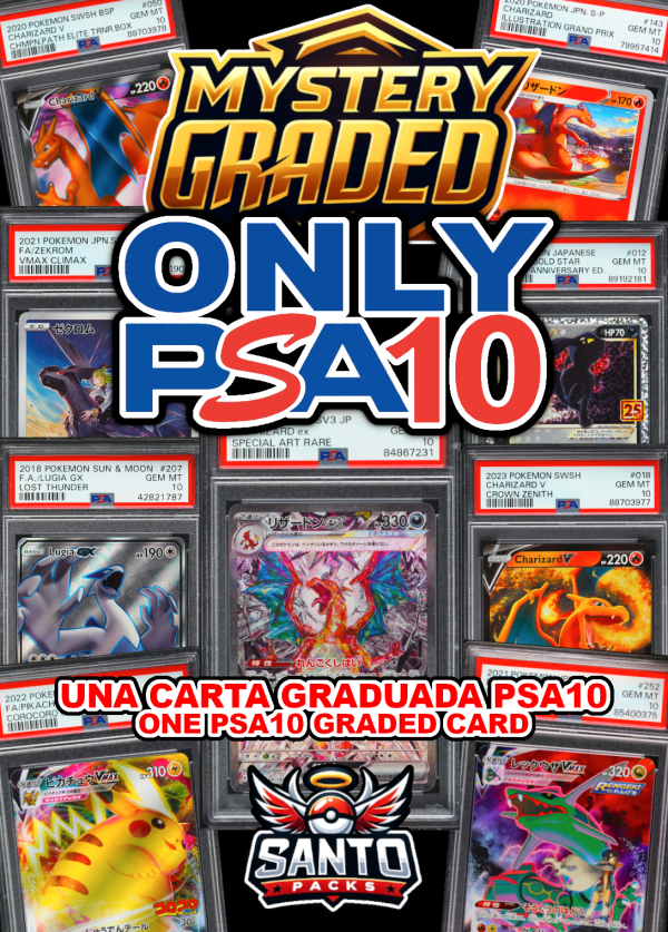 Mystery Graded Card | ONLY PSA10 | Santo Packs For Cheap