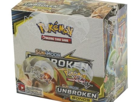 Pokemon Unbroken Bonds Booster Box (36 packs per box, 10 cards per pack) Cheap