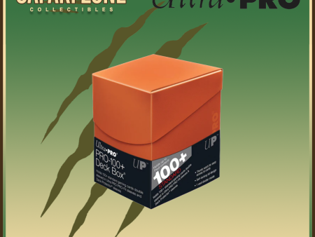 Ultra Pro: Eclipse Pro 100+ Deckbox - Pumpkin Orange Online Hot Sale