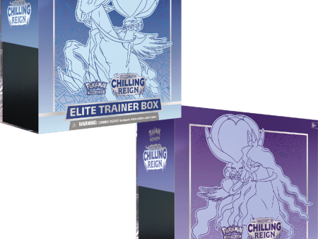 Pokemon Chilling Reign ETB (8 packs per box, 10 cards per pack) Sale