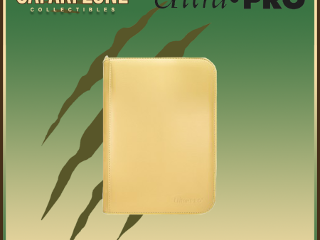 Ultra Pro: Zippered PRO Binder 4 Pocket - Yellow For Cheap