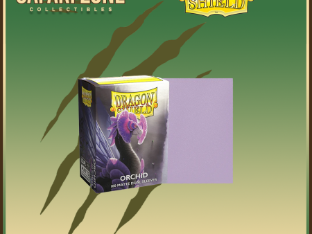 Dragon Shield: Standard Size Sleeves 100 count Dual Matte - Orchid Online Hot Sale