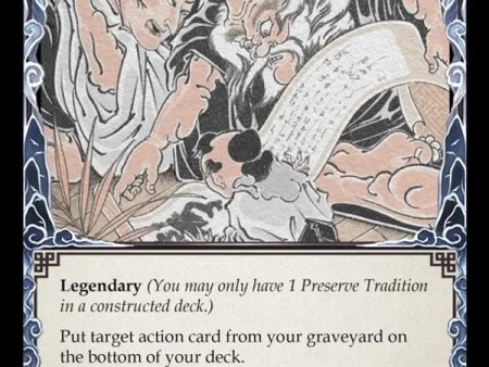 Perserve Tradition [MST099] (Part the Mistveil) For Cheap