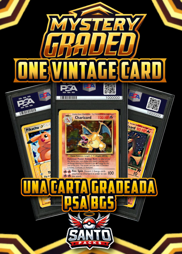 Mystery Graded Card | Una Carta Gradeada - PSA, BGS, CGC - One Vintage Card Hot on Sale