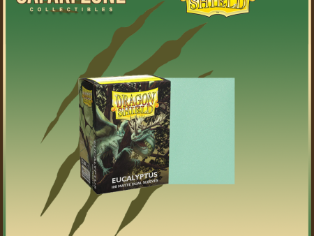 Dragon Shield: Standard Size Sleeves 100 count Dual Matte - Eucalyptus Online Hot Sale