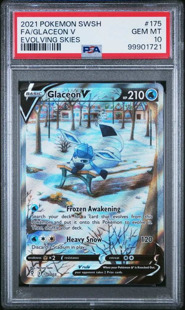 PSA 10 - Glaceon V  - 175 203 on Sale