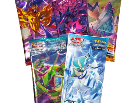 Pack 5 Sobres Aleatorios de Pokémon TCG Japonés   Coreano on Sale