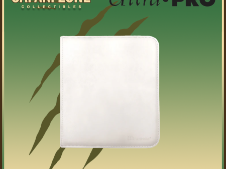 Ultra Pro: Zippered PRO Binder 12 Pocket - White For Cheap