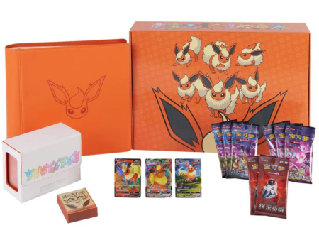 Pokémon | Caja Ultra Premium Eevee V Gift Box  Flareon Box  Chino 2024 Cheap