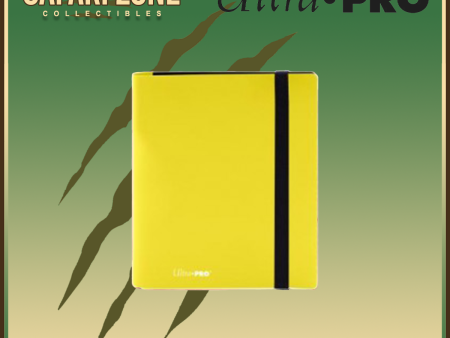 Ultra Pro: 4-Pocket Eclipse Binder - Lemon Yellow For Cheap