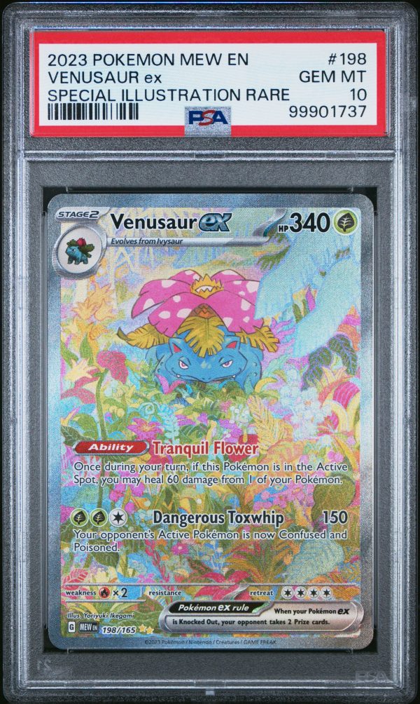 PSA 10 - Venusaur ex  - 198 165 Online now