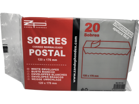 20 Sobres Postales para Envío por Correo on Sale