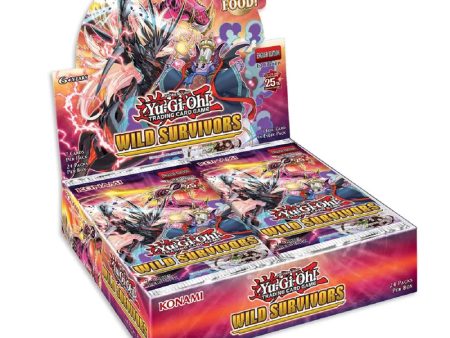 Yugioh Wild Survivors Booster Box (24 packs per box, 9 cards per pack) Hot on Sale