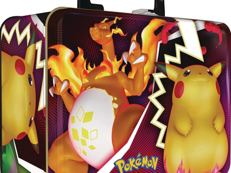 Pokemon 2020 Charizard & Pikachu Collectors Chest (5 packs with 10 cards) Online now