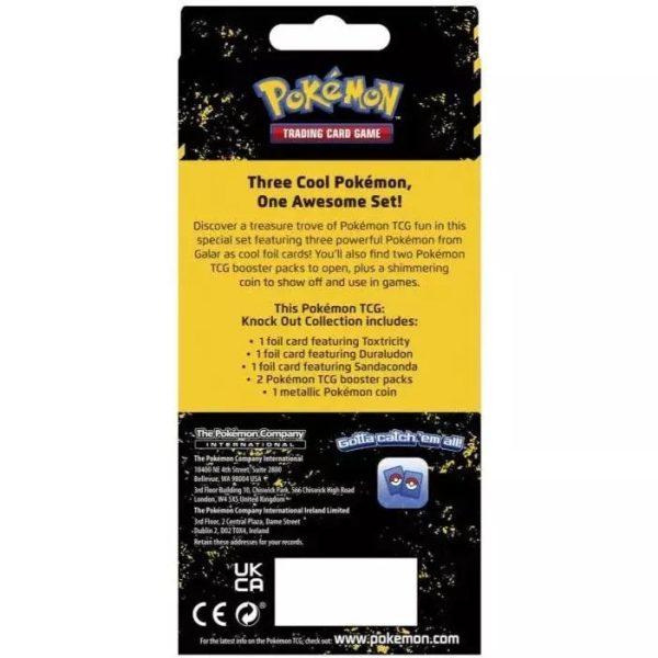 Pokémon | Toxicitry 2 Sobres Knock Out Collection 2022 Cheap