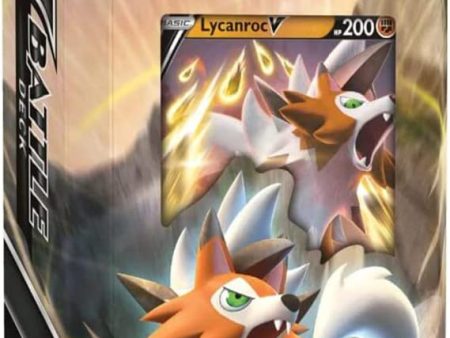 Pokemon Lycanroc V Battle Deck (60 cards per box) Online Hot Sale