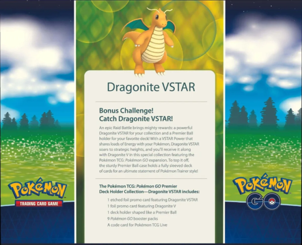 Pokémon | Pokémon GO - Honor Ball Dragonite VAstro Inglés 2022 Online Sale