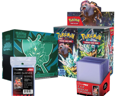 Combo Pokémon TCG: Mascarada Crepuscular: Booster 36 + ETB Español Online Sale