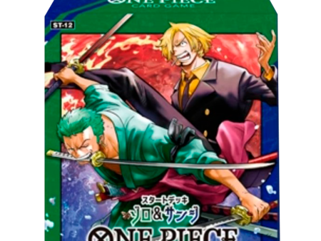 One Piece | Mazo de Iniciación de Zoro y Sanji ST-12 Japonés 2024 Online Sale