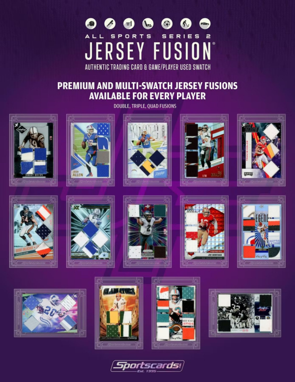 Jersey Fusion | All Sports 2023 Series 2 Hobby Box inglés For Sale