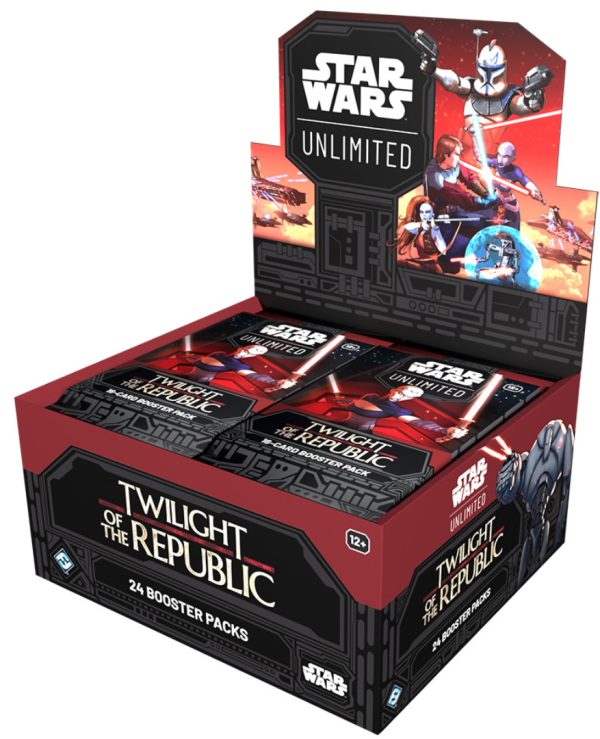 Star Wars Unlimited | Caja de 24 Sobres Twilight of the Republic Booster Box Inglés 2024 Discount