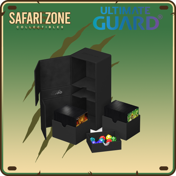 Ultimate Guard: Twin Flip n Tray 266+ Xenoskin - Black Online Hot Sale