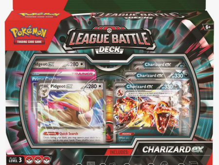 Pokémon | Mazo Charizard ex League Battle Deck Inglés 2024 Fashion