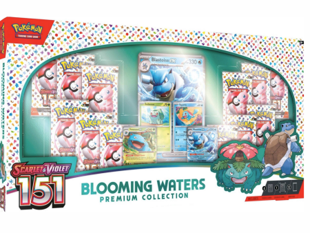 [Precompra] Pokémon | Blooming Waters Premium Collection 151 Pokémon Inglés 2025 Sale