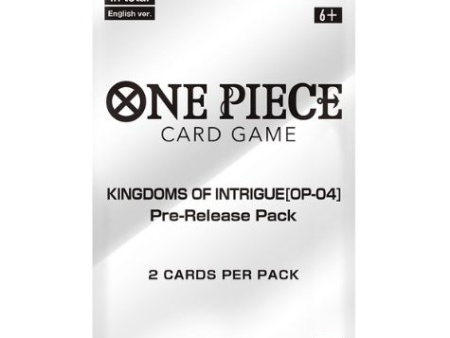 One Piece | OP-04 Sobre Prerelease Pack Kingdom of Intrigue Inglés 2023 For Discount