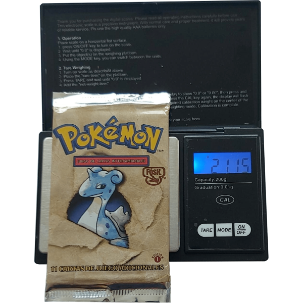 POKÉMON | SOBRE FOSIL 1 EDICIÓN HEAVY 21,15G  1999 Cheap