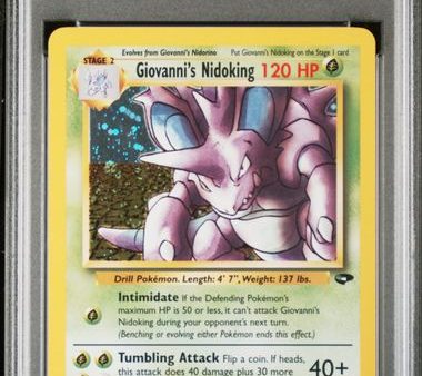 Giovanni s Nidoking 7 132 Gym Challenge PSA 9 78878204 Supply