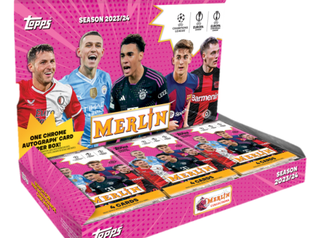 Topps | Topps 2023 24 UCC Merlin - 18 Sobres - Hobby Box Online Sale