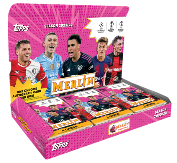 Topps | Topps 2023 24 UCC Merlin - 18 Sobres - Hobby Box Online Sale