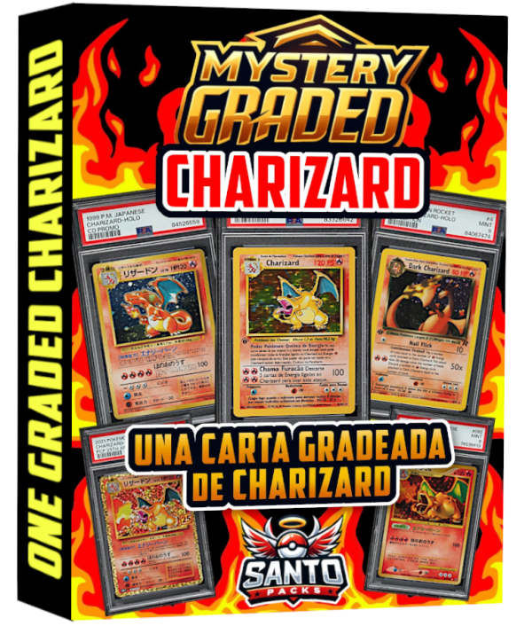 Mystery Graded Card | Una Carta Gradeada de Charizard - Charipack - PSA, BGS, CGC For Cheap