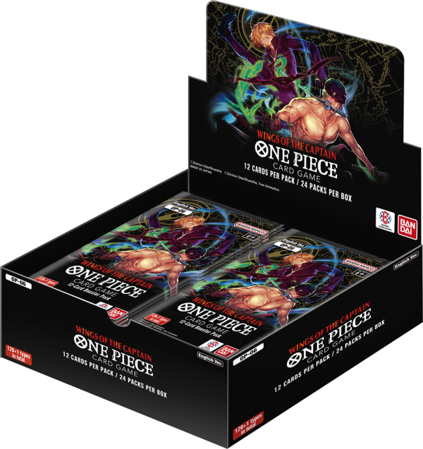 One Piece | Caja 24 Sobres The Wings of the Capitan OP-06 Inglés 2023 Discount