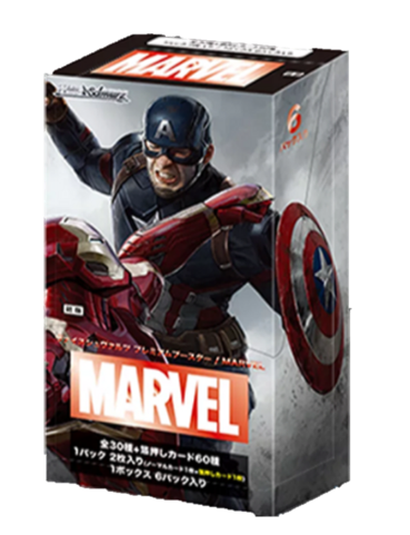 Weiss Schwarz | Caja de 6 Sobres de Marvel Premium Japonés 2024 For Sale