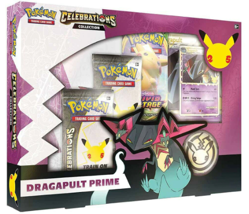 Pokémon | Caja Dragapult Prime Celebrations 2021 Fashion