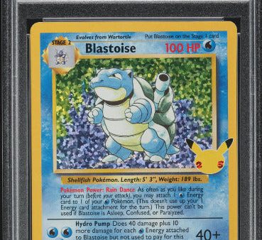 PSA 9 | Pokémon Blastoise Holo (CEL BS 2) Celebrations Ingles For Discount