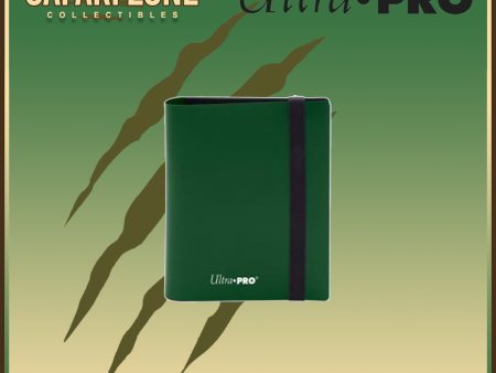 Ultra Pro: PRO Binder 2-Pocket Eclipse - Forest Green For Sale