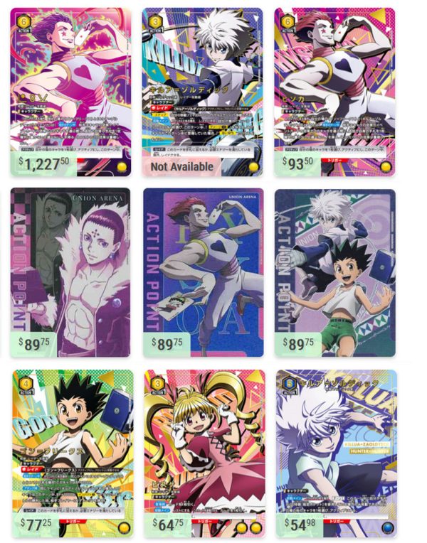 Union Arena | Caja de 12 Sobre Hunter X Hunter Vol.2 Japonés 2024 Online now