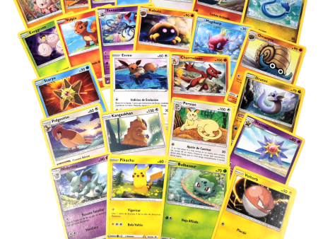 Lote 25 Cartas Kanto (Primera Generación) Fashion