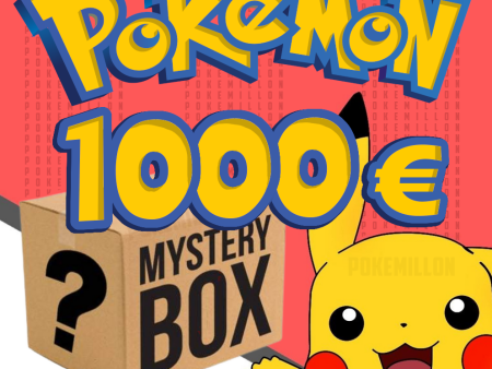 Pokémon Mystery Box 1000€ Caja Misteriosa de Cartas Pokémon Fashion