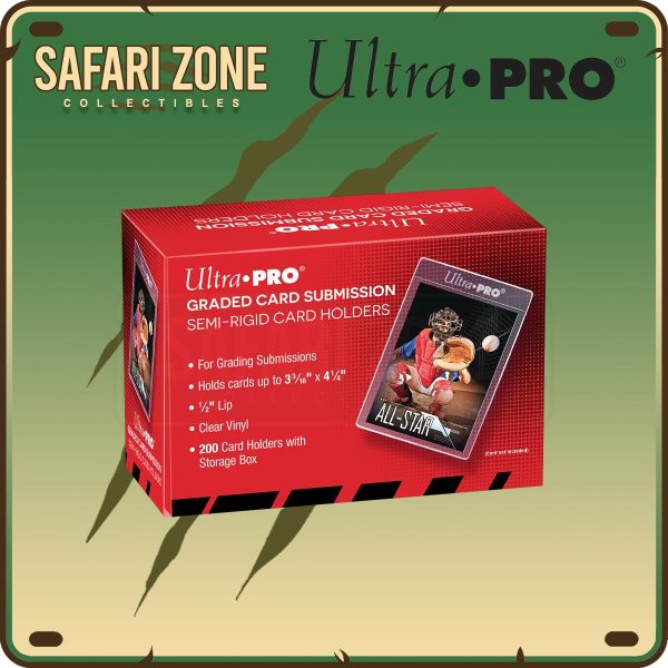 Ultra Pro: Tall Semi-Rigid Card Holders (200 count box) Card Savers Hot on Sale