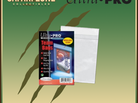 Ultra Pro: Resealable Team Bags (100 Pk) on Sale