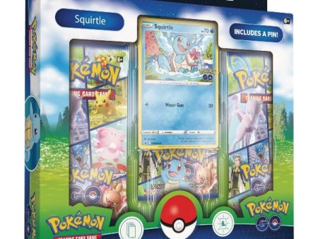 Pokémon GO | Caja Pin Squirtle Inglés 2022 Cheap