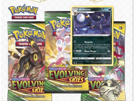 Pokémon | Blíster 3 Sobres Umbreon Evolving Skies Inglés 2021 Online Sale