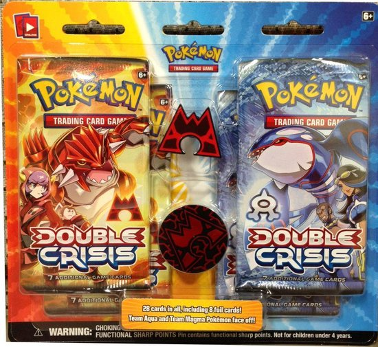 Pokémon | Blíster 4 Sobres Double Crisis Team Magma Inglés 2015 Cheap