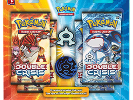 Pokémon | Blíster 4 Sobres Double Crisis Team Aqua Inglés 2015 on Sale