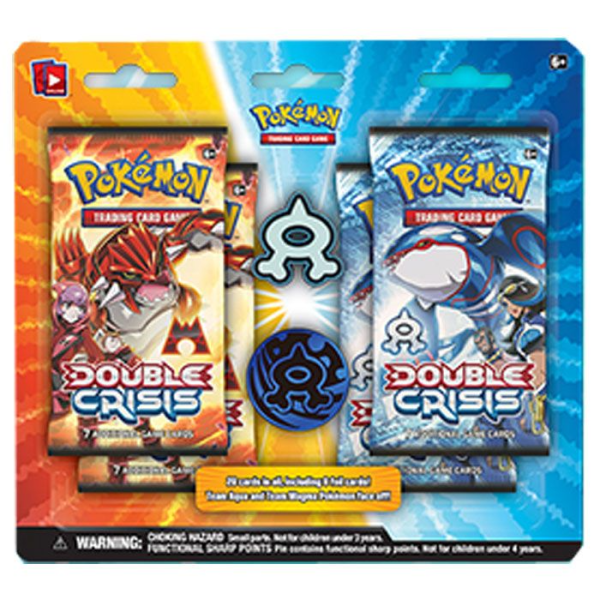 Pokémon | Blíster 4 Sobres Double Crisis Team Aqua Inglés 2015 on Sale