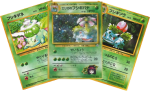 Pokémon | Erika s Venusaur (CFTD), Ivysaur (EXP) y Bulbasaur (EXP) NM Japonés Online Hot Sale